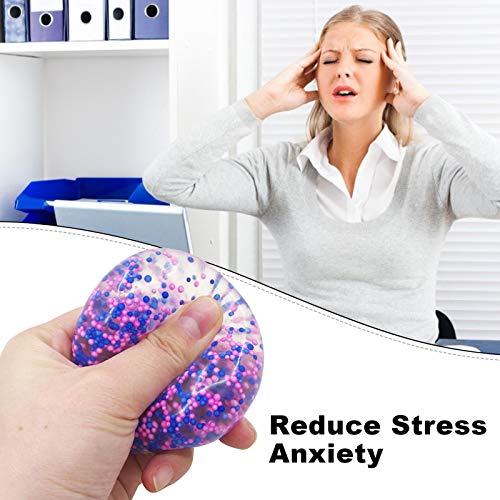 AIKY Squeeze Ball Fidget Toy, Stress Ball para niños y Adultos, Divertidos y Suaves Juguetes sensoriales para Autismo, Terapia de Manos para aliviar la ansiedad, Relajante