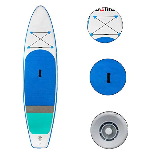 AJH Tabla de Surf Tabla de Surf Inflable Tablas de Paddle Surf Sup Paddleboard Tabla de Surf Sup 10'6''X32''X6 '' Tabla de Sup