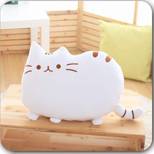 Almohada de Gato con algodón Dentro de Galletas, Juguetes para niños, muñeco de Peluche, Juguetes para bebés, Funda de cojín Grande, Regalo para Amigos, niños, 40x30cm A