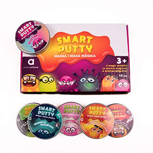 ambarscience Reactiva à la luz UV-Smart Monster Putty. Masa Inteligente con Efecto mágico y Divertido, para niños 3+. (Ambar Passion S.A. 6162840050020)