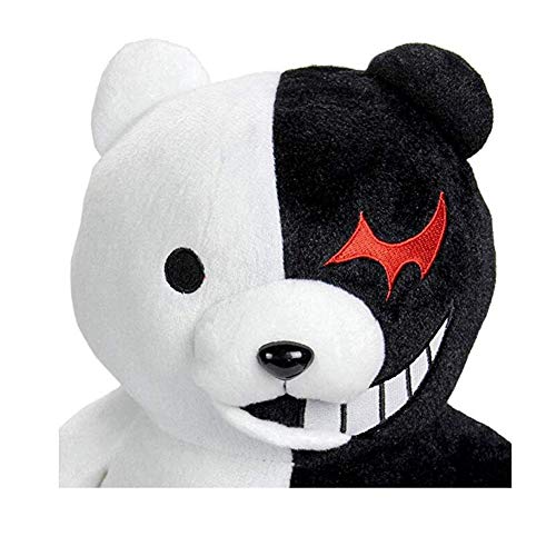 Animales de Peluche, Tienda Unisex Juego Cosplay Monokuma Disfraz Estampado con Capucha Oso Cosplay Disfraz Blanco y Negro