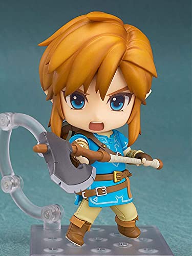 Anime The Legend of Zelda: Breath of the Wild Link Edición de lujo Edición Q Nendoroid Figura Decoración Colección Juguete Regalo Estatua de recuerdo 10cm