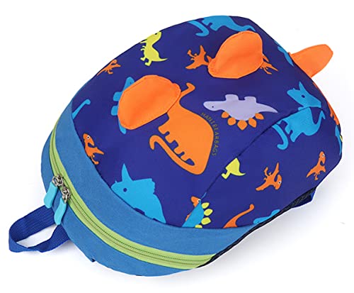 ANLUMA Mochila para Niños, Infantil de Anti Perdidos Cuerdas Mochila, Primaria Pequeña Guardería Mochila para Niño Niña de 2-6 Años (Verde,20*12* 26CM )