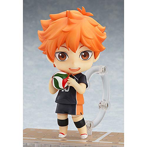 Aoemone Haikyuu Shoyo Hinata Q Versión Nendoroid Figuras De Acción De Juguete con Accesorios Figuras De Anime Móviles Estatua De Juguete Juego De Dibujos Animados Modelo De Personaje Decoraciones