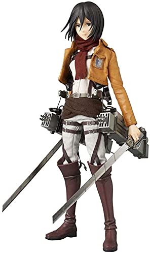 Ataque en Titán Figura de acción Levi Ackerman Mikasa Ackerman Eren Jaeger Exquisite Anime Modelo Figura Manga