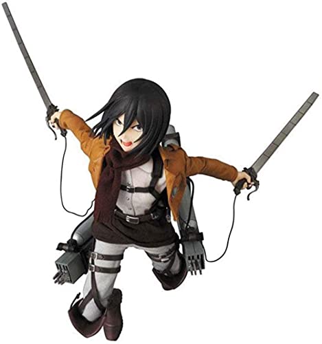 Ataque en Titán Figura de acción Levi Ackerman Mikasa Ackerman Eren Jaeger Exquisite Anime Modelo Figura Manga