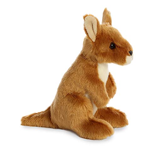 Aurora World Aurora, 31753, Mini Flopsies Kangaroo, 20 cm, Peluche, Marrón, Color