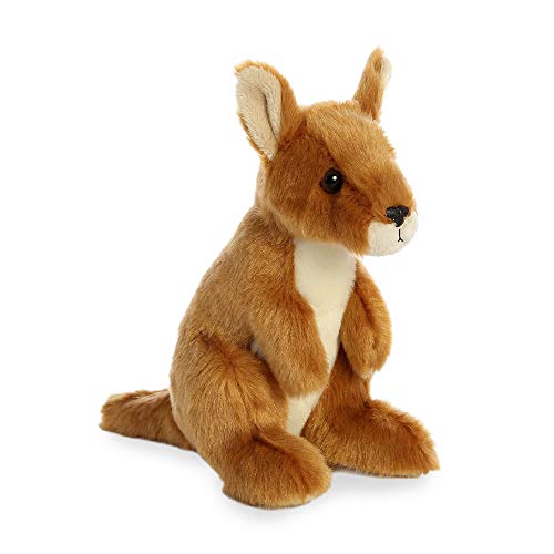 Aurora World Aurora, 31753, Mini Flopsies Kangaroo, 20 cm, Peluche, Marrón, Color