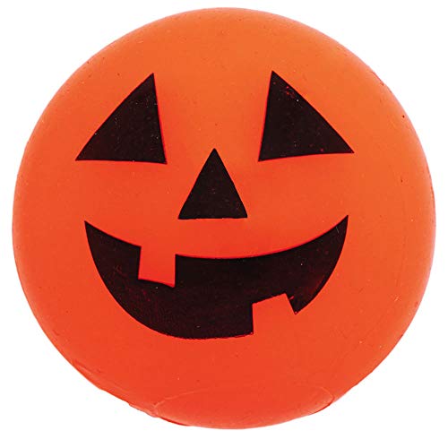 Baker Ross AX363 Pelotas Hinchables Calabaza Luminosa - Paquete De 4, Regalos De Fiesta De Halloween Para Niños Y Juguetes Al Aire Libre