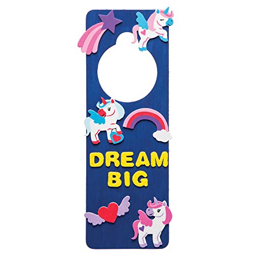 Baker Ross- Pegatinas de Unicornios amorosos de Espuma (Pack de 120) para Decorar Manualidades Infantiles para el Día de la Madre y San Valentín