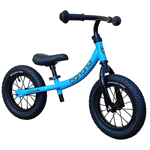 Banana Bike GT - Bicicleta Sin Pedales Ligera - Niños 2, 3 y 4 Año (Azul)