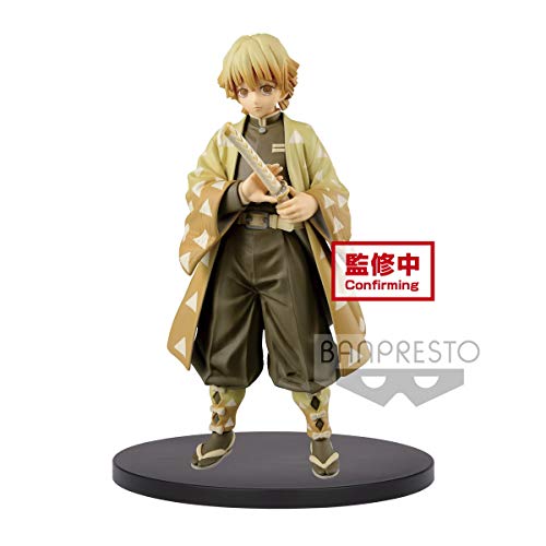 Banpresto Demon Slayer Kimetsu No Yaiba Vol. 4 Zenitsu Agatsuma, Multicolor