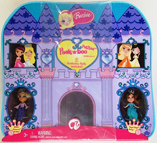 Barbie M0772 - Set de muñecas Mini Grabby y Romy en maletín Color Morado