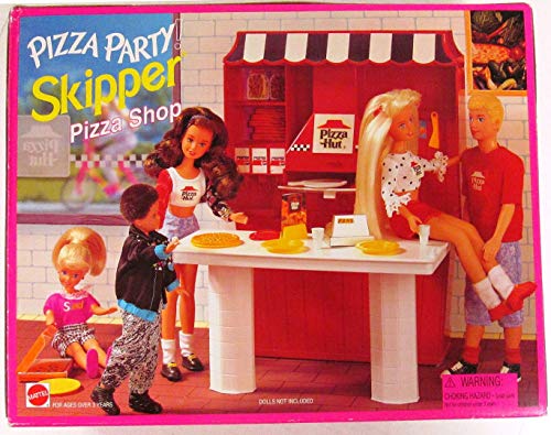 Barbie Skipper Pizza Shop Playset (1995 Arcotoys, Mattel)