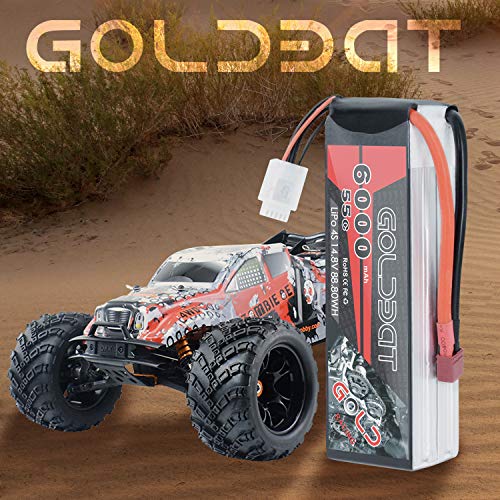 Batería LiPo GOLBAT 6000mAh 14.8V 4S 55 C Paquete con Enchufe Deans para RC Avión RC Helicóptero Drift RC Car RC Car RC Truck Barco