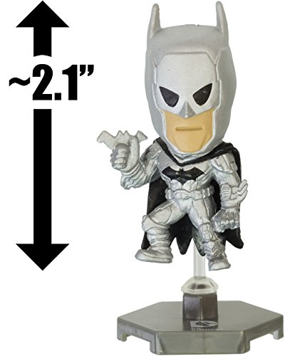 Batman Chrome: ~ 2 pulgadas DC Comics Original Minis Figura Serie 2 (raro #1)