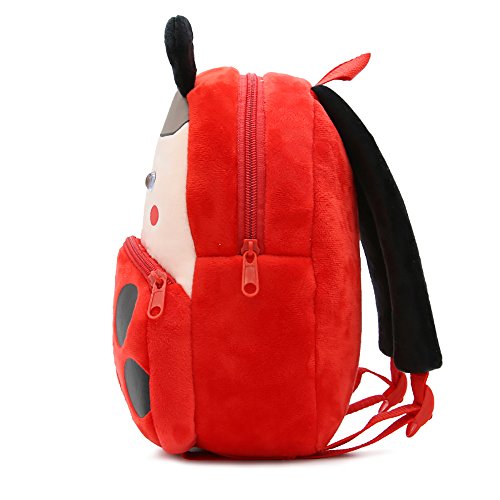 Bcony Linda Mochila para niños, Mini Gracioso Zoo Mariquita Bolsa para la Escuela Mochilas Infantiles Bolso del Cabrito para niños pequeños o niñas