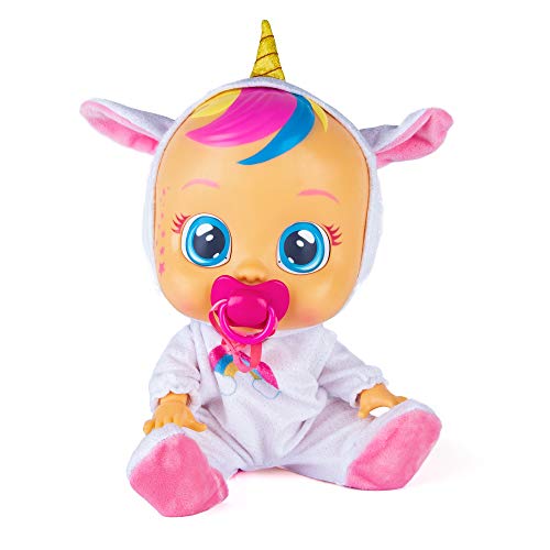 Bebés Llorones Fantasy Dreamy Unicornio Muñeca Interactiva Que Llora De Verdad + Minnie Muñeca Interactiva Que Llora De Verdad con Chupete Y Pijama De Minnie, Muñeco para Niñas Y Niños + 18 Meses