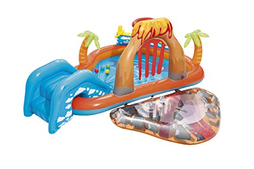 Bestway 53069 Lava Lagoon - Piscina Hinchable Infantil, 265x265x104 cm