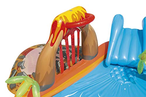 Bestway 53069 Lava Lagoon - Piscina Hinchable Infantil, 265x265x104 cm