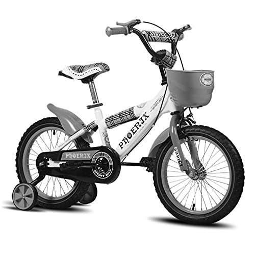 bicicleta para niños, 16 Pulgadas, 4-6-8-10 años de Edad, Equilibrio Ajustable (Color : Yellow, Size : 16in)