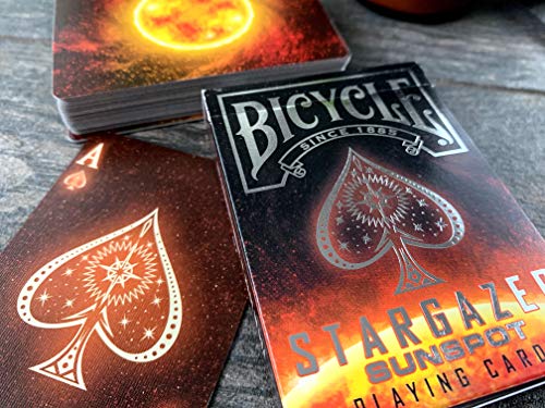 Bicycle- Stargazer Sunspot Baraja de Cartas de Colección, Color Brillante, Poker (4350063462)