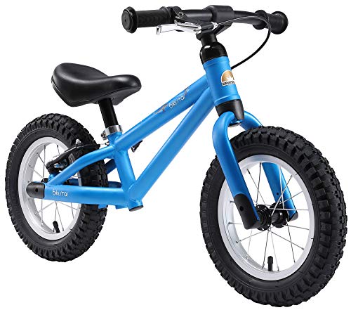 BIKESTAR Bicicleta sin Pedales para niños y niñas 3-4 años | Bici con Ruedas de 12" Edición Bici de montaña | Azul