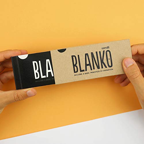 Blanko - Flipbook en Blanco, Libro para animar 320 Hojas, para Aprender técnicas de animación. Hojas para Dibujar.