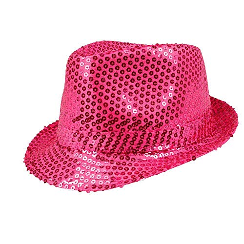 Boland 29367 Popstar, Sombrero de Lentejuelas, Rosa, Talla única