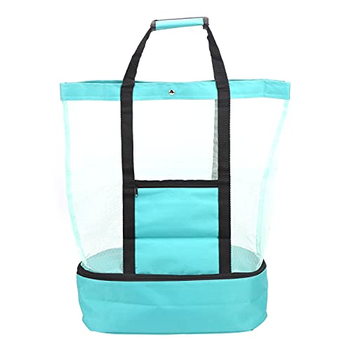 Bolsa de Almacenamiento de Comestibles, Bolsas de Playa Grandes Impermeables Y Bolsas de Lona Multifuncional Plegable para la Familia para la Piscina para Acampar(Verde)