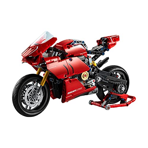 Boutique para Motocicleta Ducati Panigale V4R, Bloques construcción partículas pequeñas, Juguete Intelectual ensamblado niños