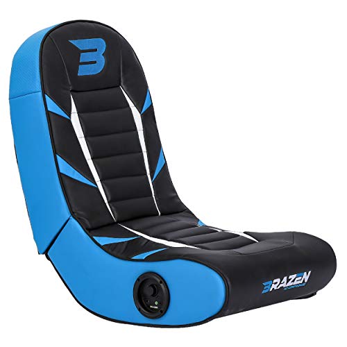 BraZen 18090 Python 2.0 - Silla para Videojuegos con Sonido Envolvente, Color Azul