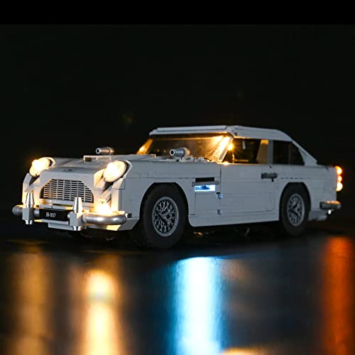 BRIKSMAX Kit de Iluminación Led para Aston Martin DB5 10262 (con Control Remoto)