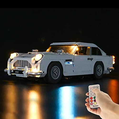 BRIKSMAX Kit de Iluminación Led para Aston Martin DB5 10262 (con Control Remoto)