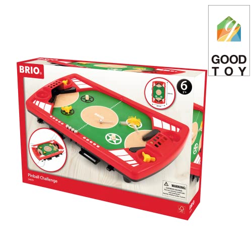 Brio 34019 Pinball «Challenge», BRIO Games, Edad Recomendada 6+