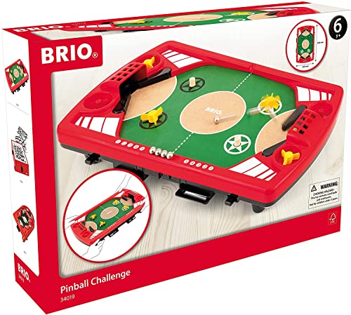 Brio 34019 Pinball «Challenge», BRIO Games, Edad Recomendada 6+