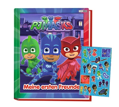 Buchspielbox PJ Masks: Mi primer amigo: libro de amigos en la guardería (libro de amigos a partir de 3 años para chicos y niñas) + pegatina de PJ Masks.