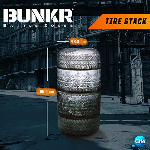 Bunkr- Surtido Buttle Zone Take Cover Tire Stack, Multicolor (Cife Spain 41678)