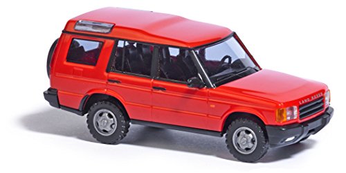 Busch 51900 - Land Rover Discovery Rojo - Escala 1/87 - Coche en Miniatura - modelismo ferroviario