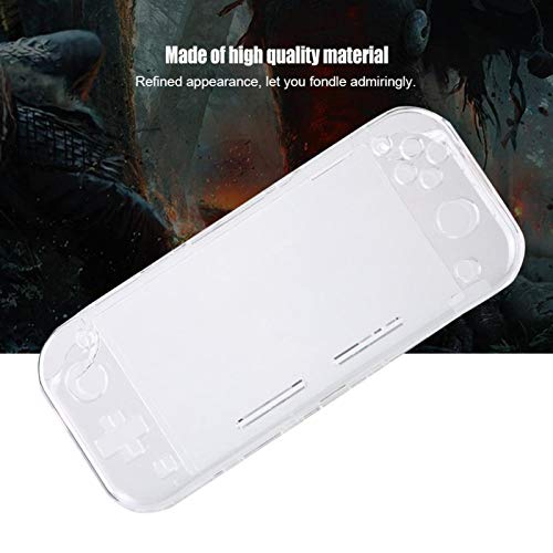 CCYLEZ Switch Protector de Pantalla para Juegos, Switch Lite Transparente de 9,8x4,5x1,2 Pulgadas, Funda Protectora con Kit de Película Templada, Carcasa Protectora de Cristal