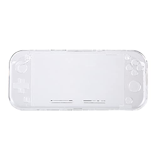 CCYLEZ Switch Protector de Pantalla para Juegos, Switch Lite Transparente de 9,8x4,5x1,2 Pulgadas, Funda Protectora con Kit de Película Templada, Carcasa Protectora de Cristal