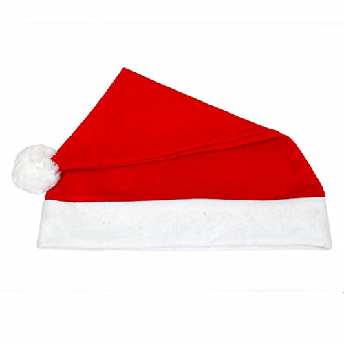 CGTOLOS 24 Gorros Papá Noel para Navidad, Sombreros de Santa Claus, Gorro Navideño, para Fiesta de Navidad