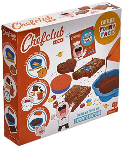 CHEFCLUB KIDS Juego de Cocina para niños, a Partir de 3 años, Color l'atelier barres chocolatés Funny Face (UPYAA 430459)