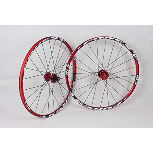 CHICTI 26 Pulgadas MTB Montaña Ruedas De Bicicleta, Ruedas De Ciclismo Freno De Disco 11 Velocidad Rodamientos Sellados Cubo Bicicleta Hibrida Turismo Deportes (Size : 26inch)