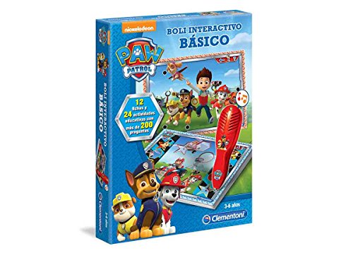 Clementoni-55040 - Boli Interactivo Paw Patrol - juego educativo con boli electrónico a partir de 3 años