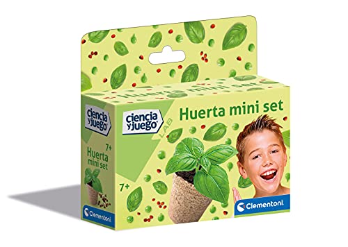 Clementoni-55402 - Mini Set - Huerta Mini Set - juego científico a partir de 7 años