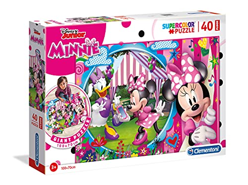 Clementoni- Disney Minnie Puzzle, 40 Piezas, Multicolor (25462.0)