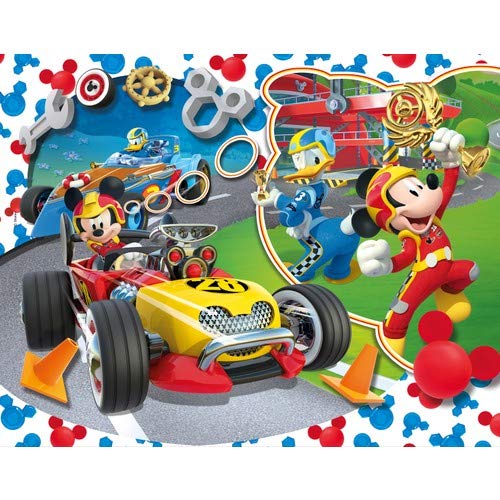 Clementoni Mickey y los Superpilotos Puzzle Progresivo