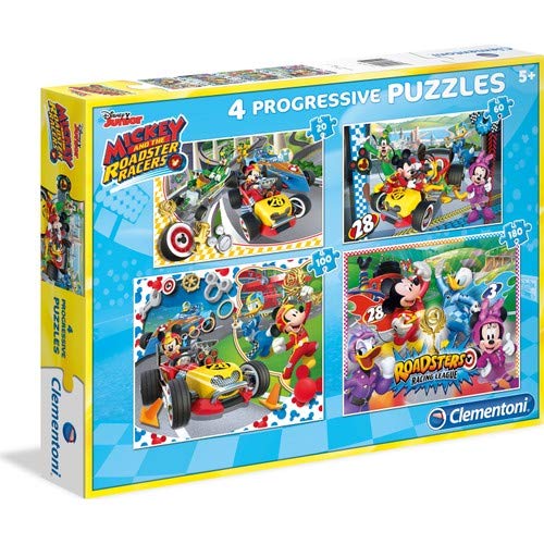 Clementoni Mickey y los Superpilotos Puzzle Progresivo