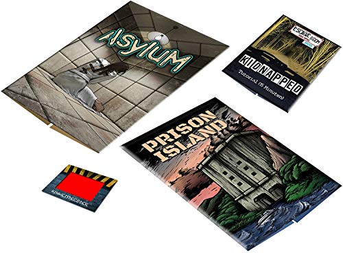 Collectix Escape Room Das Spiel Duo - Juego de mesa a partir de 16 años, incluye 3 pegatinas de salida y 1 póster de ilusión óptica